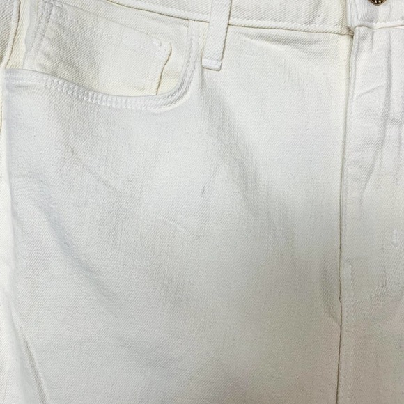 #20 L’agence NWOT Vintage White High Line High Rise Distressed Skinny Jeans - Picture 5 of 6